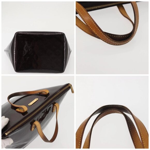 LOUIS VUITTON Monogram Vernis Bellevue GM Tote Bag Amarante M93589 Auth 142614 - Picture 16 of 16